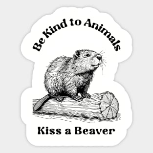 cute beaver, funny beaver, funny beaver gifts, funny beaver shirts, beaver Sticker